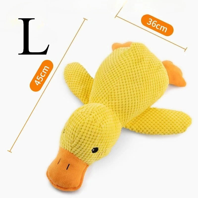 Ducky - Jouet Canard en Peluche pour Chiens Résistant à la Mastication