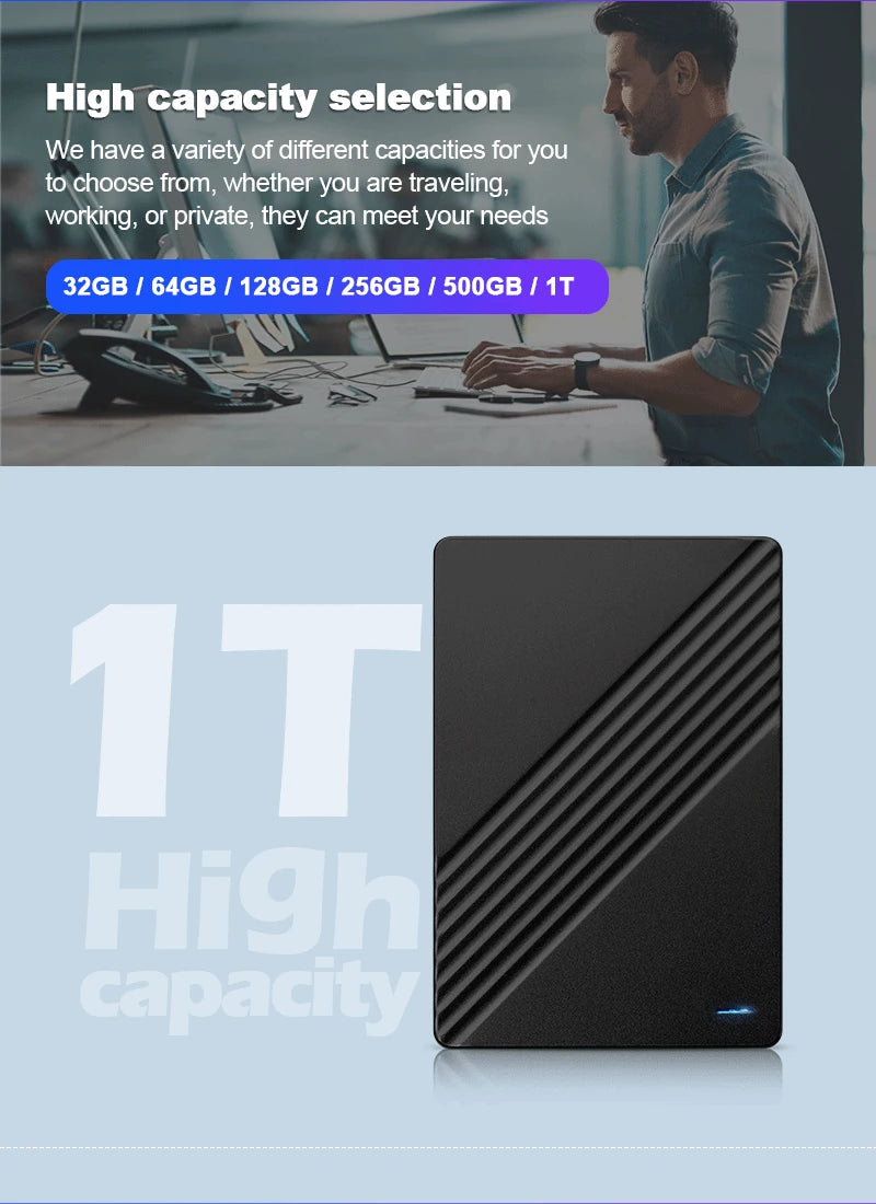 Disque dur externe portable haute vitesse HD