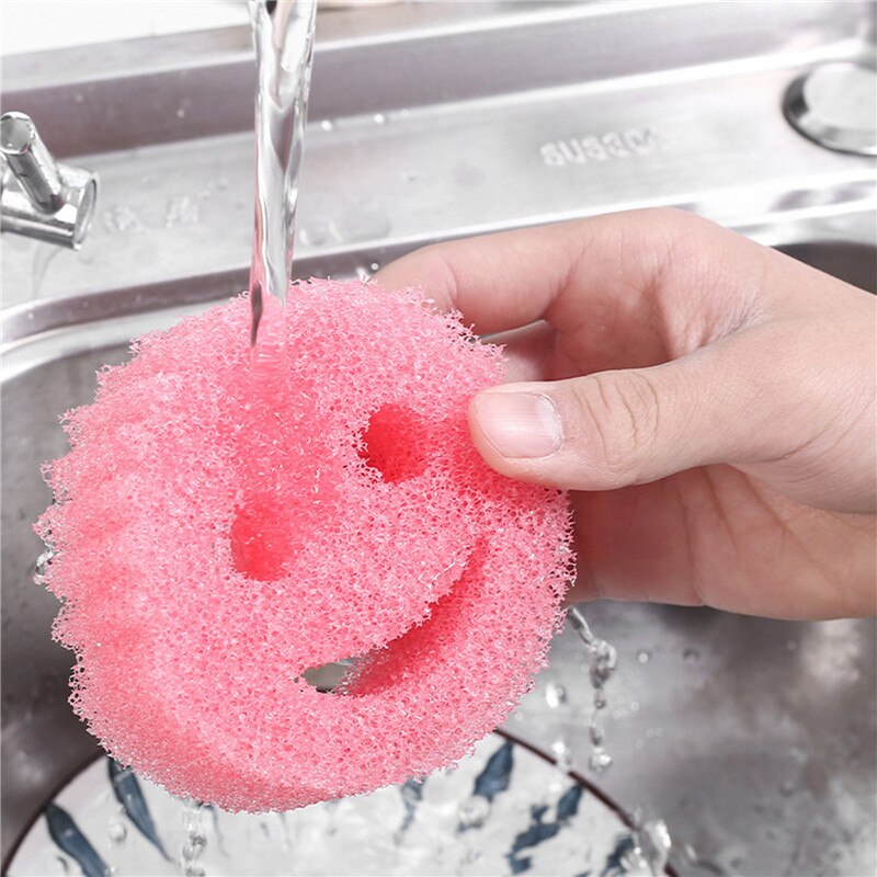 Lot de 4 Éponges magique SMILEY  à vaisselle
