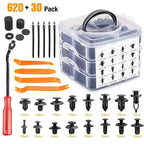 Kit de clips de fixation en plastique