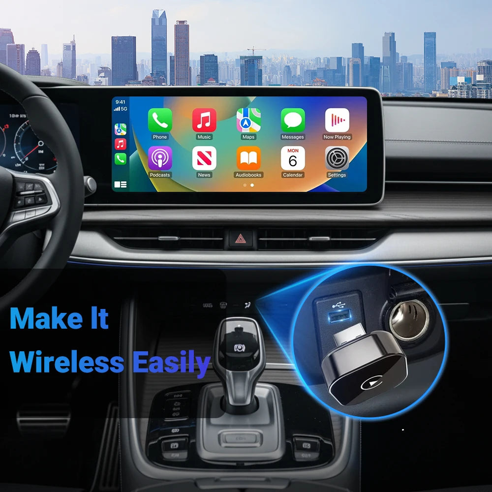 Adaptateur CarPlay Sans fil pour Voiture