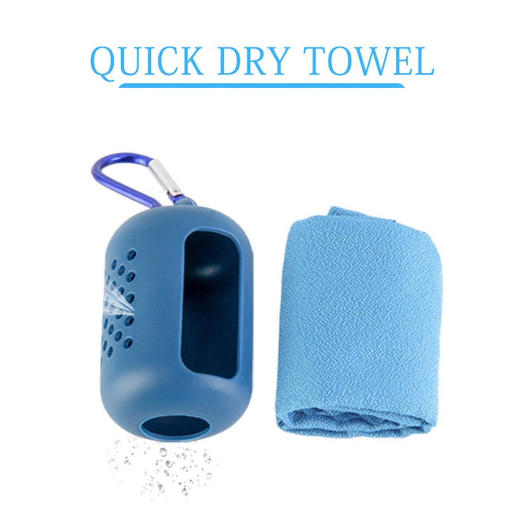 Serviette en microfibres ULTRA absorbante - Porte clé