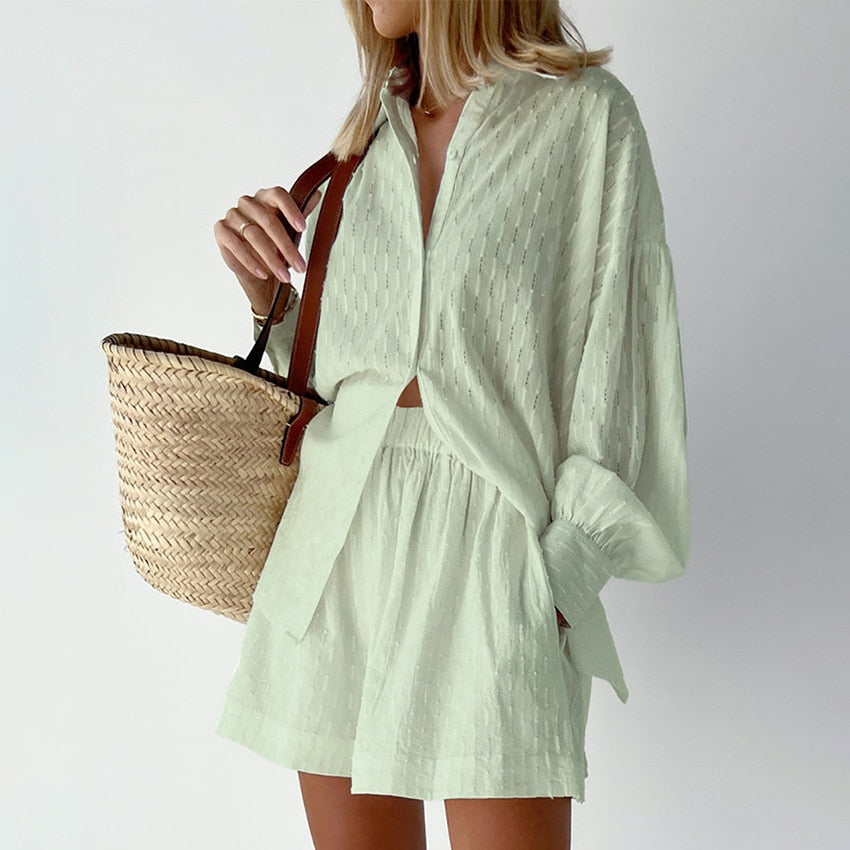 Ensemble 2PCS Chemise et short ultra-léger