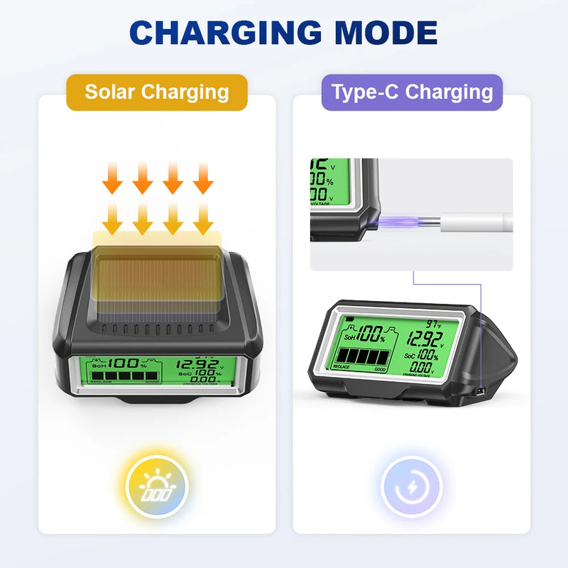 Mini testeur de capacité batterie de voiture 12V