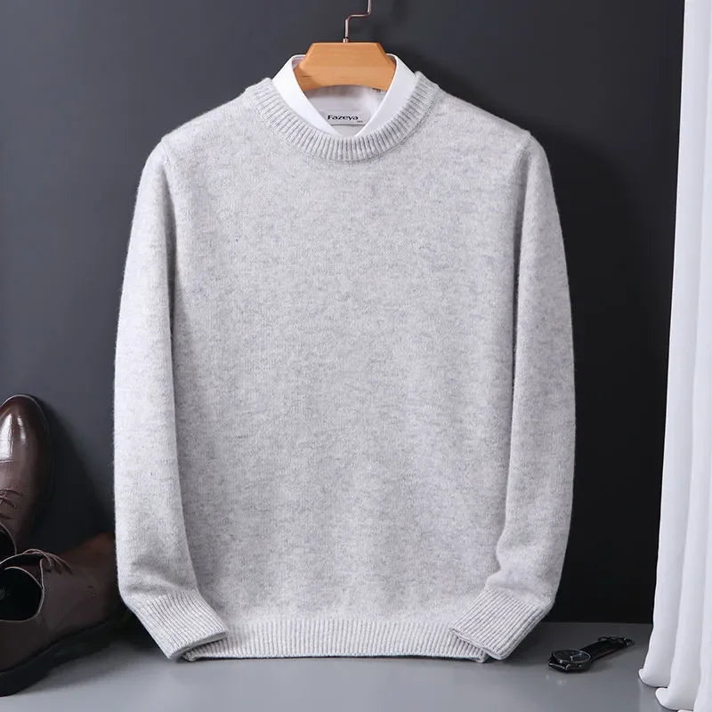 Pull col rond doux et intemporel pour Homme