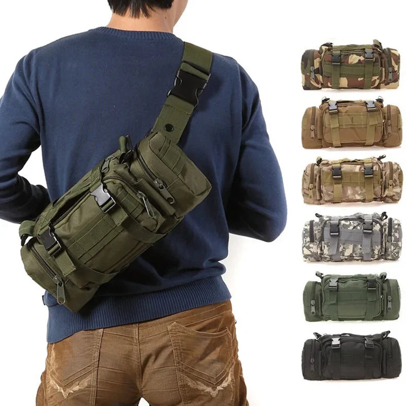 Sacoche Ceinture Extérieur 3 en 1 - Randonnée & Pêche