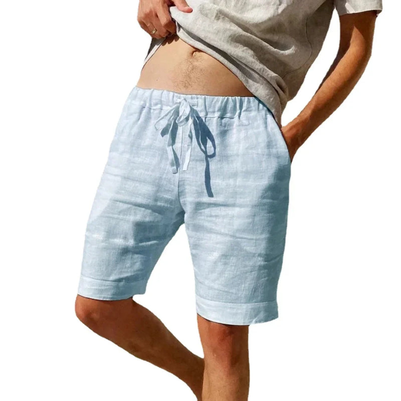 Pantalon Court Homme Léger – Look Estival Chic