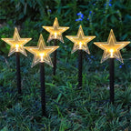 Lot de 5 éclairages de Noël Solaires lumière chaude