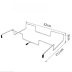 Porte-Poubelle de Camping en Acier Résistant - Fixation Table