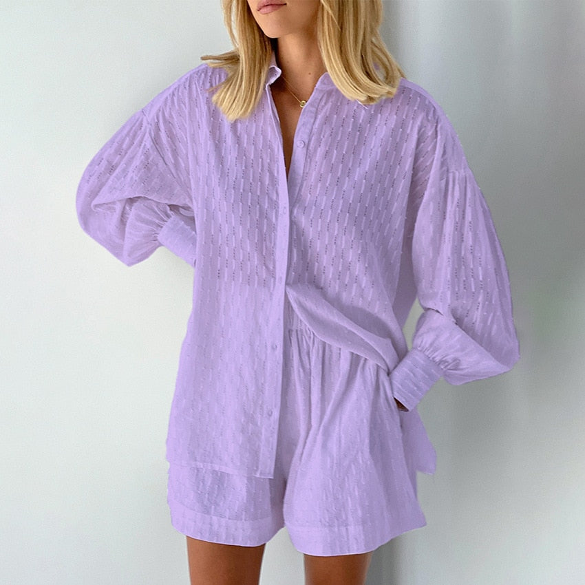 Ensemble 2PCS Chemise et short ultra-léger