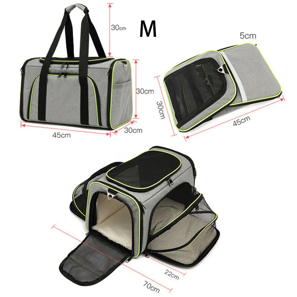 Sac de transports pour animaux extensible