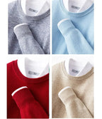 Pull col rond doux et intemporel pour Homme