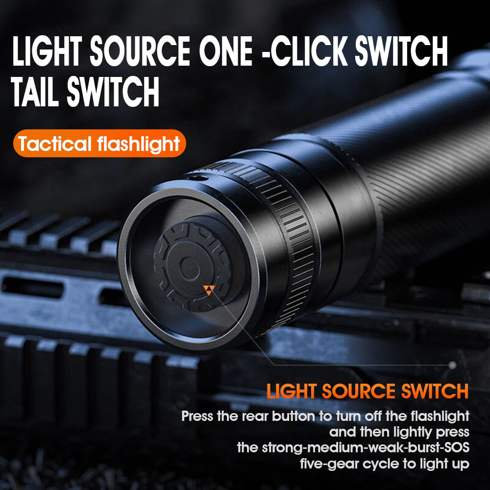 SUPERFIRE - Mini lampe torche puissante et étanche