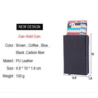Mini porte-monnaie Cuir PU Anti-RFDI - Pop-UP automatique pour cartes