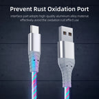 Câble LED 5A Ultra Rapide Type-C et Micro USB