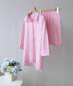 Ensemble 2PCS chemise & short - Coton et Lin