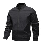 Veste Bomber Légère Mi-Saison à Motifs Géométriques - Homme