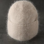 Skulies - Bonnet moelleux, doux & chaud imitation Angora