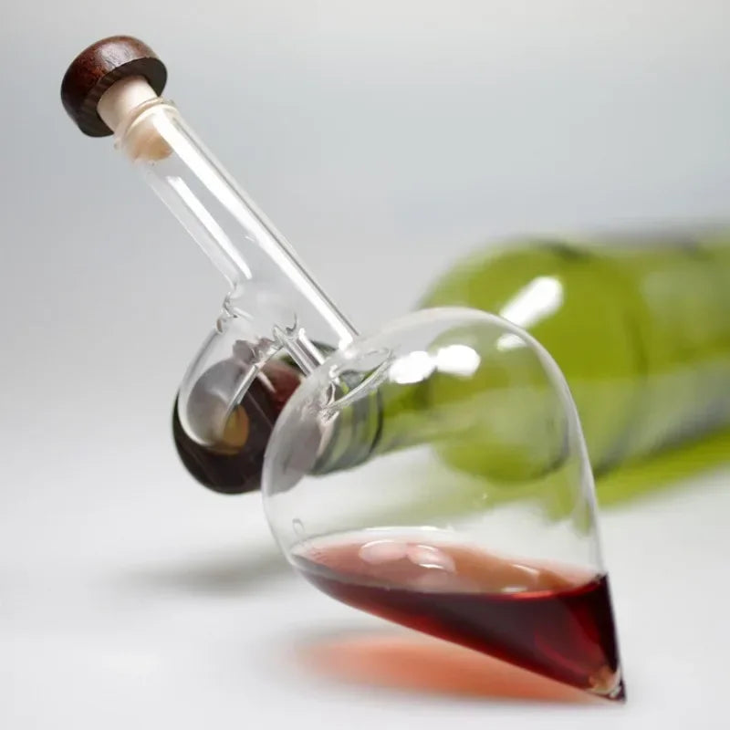 Aérateur de Vin en Verre – Verseur Décanteur Rapide pour Vin Rouge – Accessoire Élégant pour Dégustation