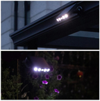 Lampe solaire puissante et rotative