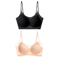 Bralette sans coutures en soie glacée confortable - 1+1 OFFERT