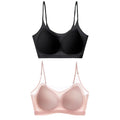 Bralette sans coutures en soie glacée confortable - 1+1 OFFERT