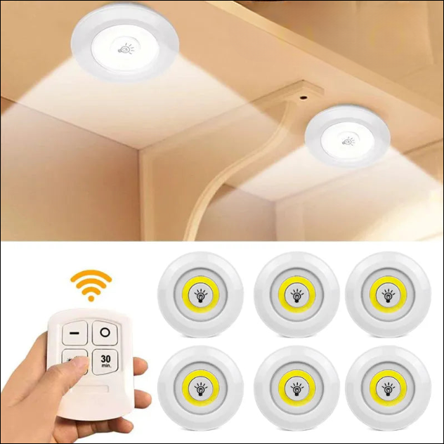 Veilleuse LED à intensité variable avec télécommande sans fil intelligente