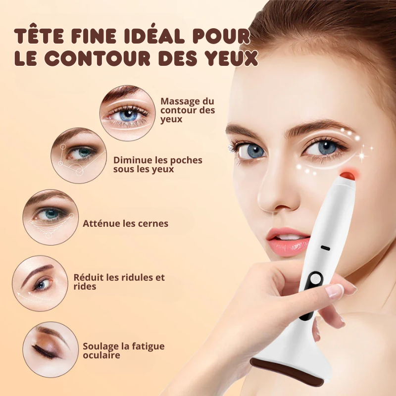 Gua Sha Électrique Chauffant & Multifonctionnel - 9 Vitesses & 9 Températures