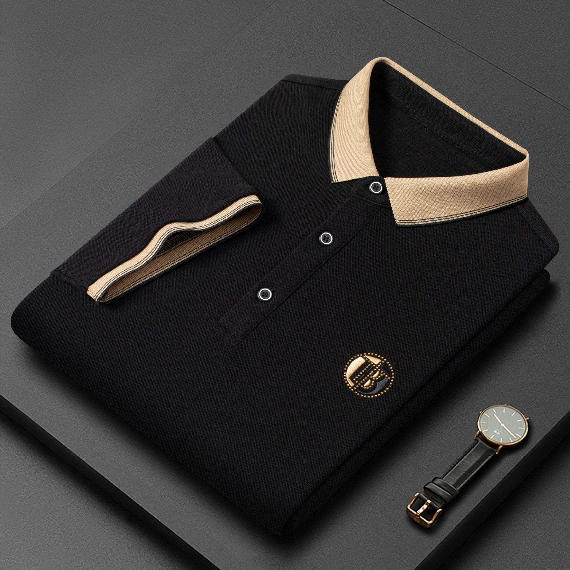 Polo italiano con logo bordado - Hombre
