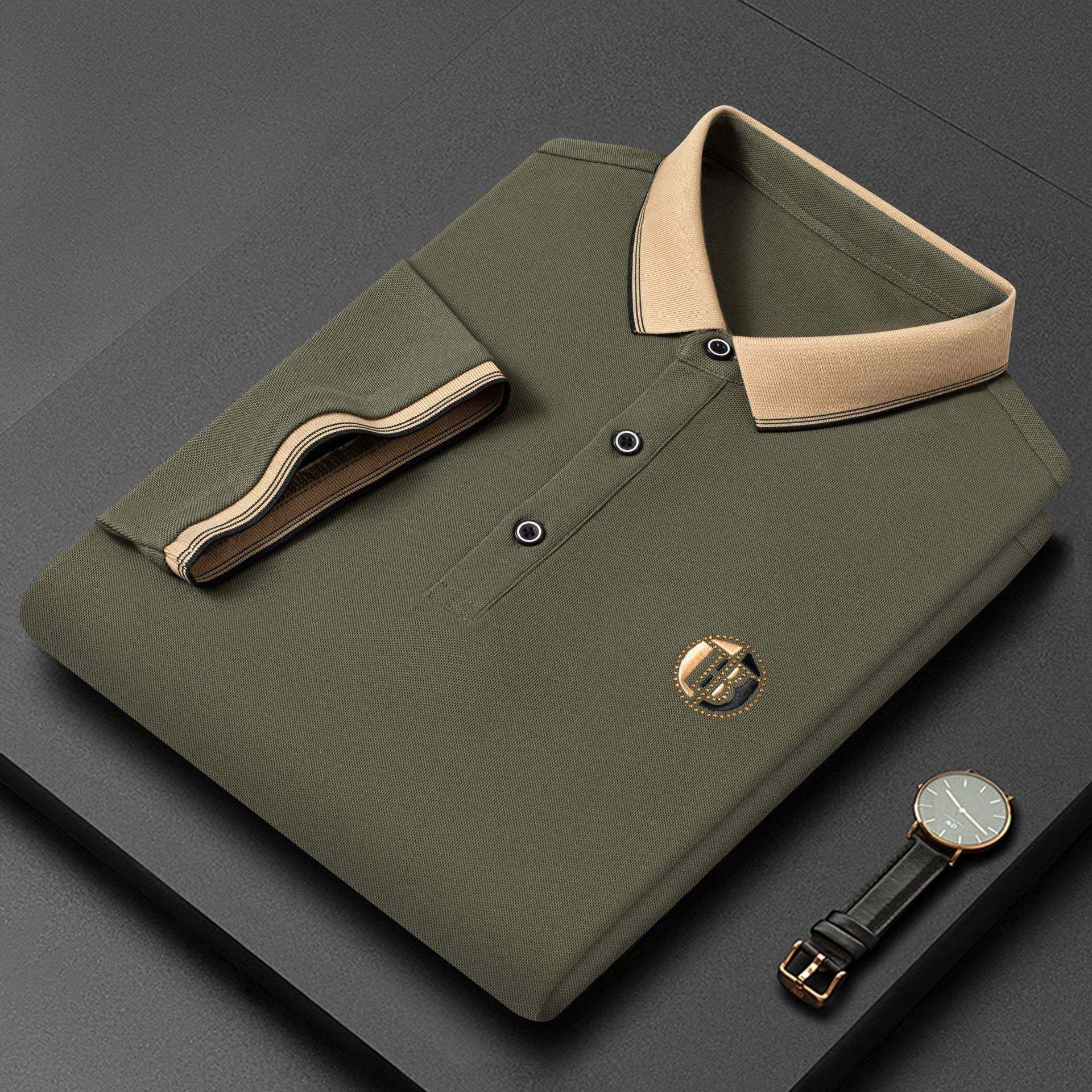 Polo italiano con logo bordado - Hombre
