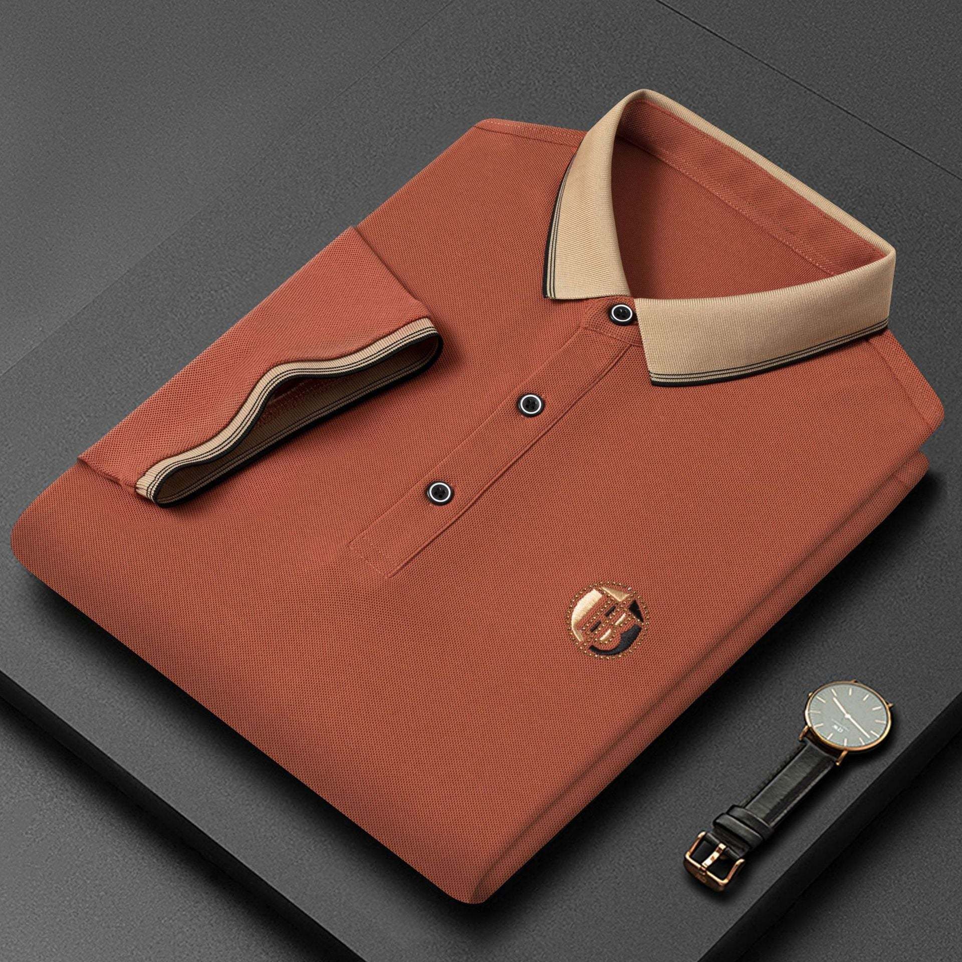 Polo italiano con logo bordado - Hombre