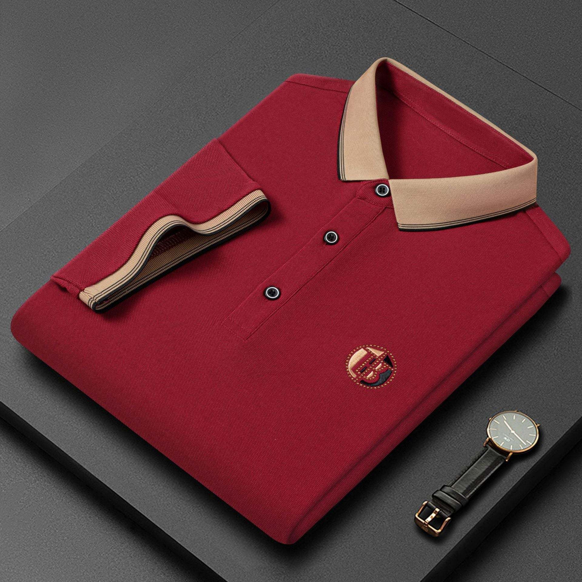 Polo italiano con logo bordado - Hombre