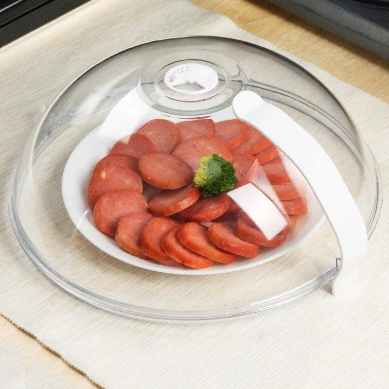 Cloche pour micro-ondes avec poignée