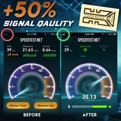 Lot de 5 amplificateurs de signal pour téléphone