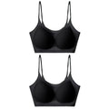 Bralette sans coutures en soie glacée confortable - 1+1 OFFERT