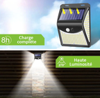 Appliques solaires avec détecteur de mouvement