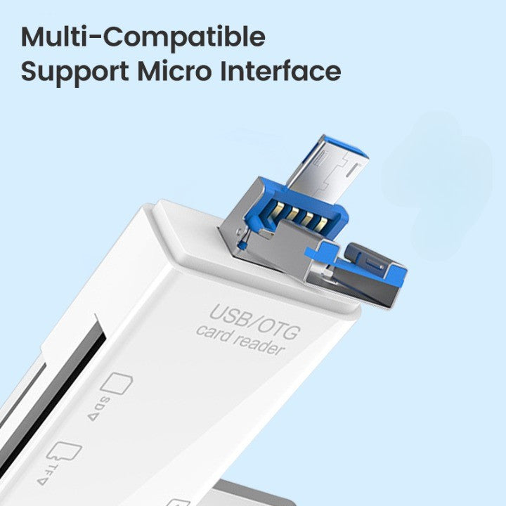 Lecteur de carte USB 6 en 1