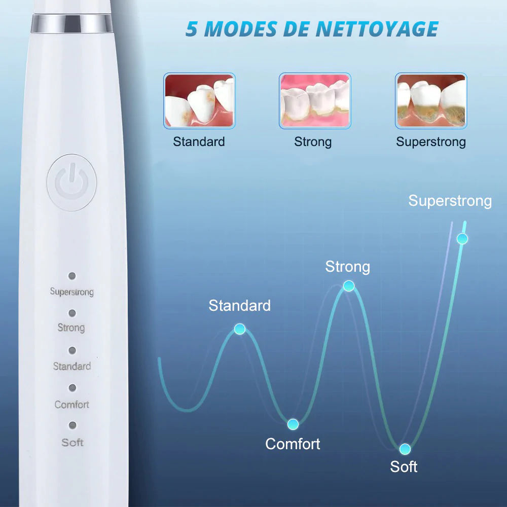 Brosse à dents et détartreur électrique