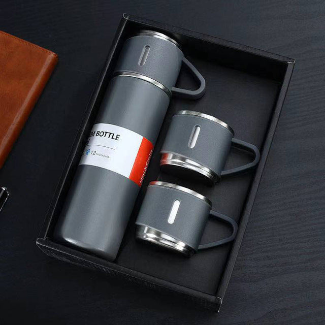 Thermos de voyage + 2 Tasses OFFERTES