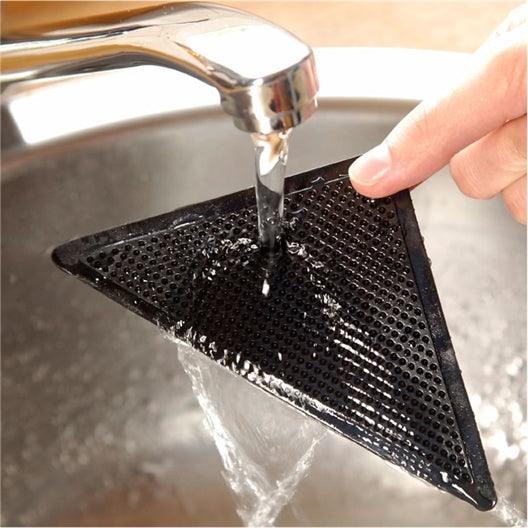 Lot de 8 triangles antidérapants réutilisables pour tapis 