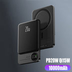 Batterie portable magnétique à induction