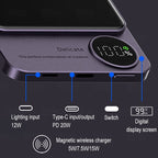 Batterie portable magnétique à induction