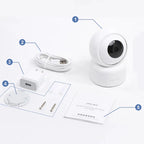 Caméra d'intérieur 1080P WiFi - détecteur de mouvement & audio 