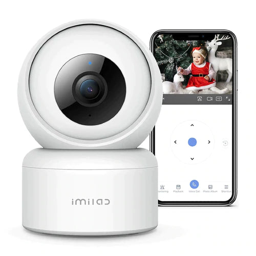 Caméra d'intérieur 1080P WiFi - détecteur de mouvement & audio 