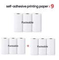 Mini Imprimante thermique sans fil + 10 Rouleaux OFFERTS