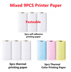 Mini Imprimante thermique sans fil + 10 Rouleaux OFFERTS
