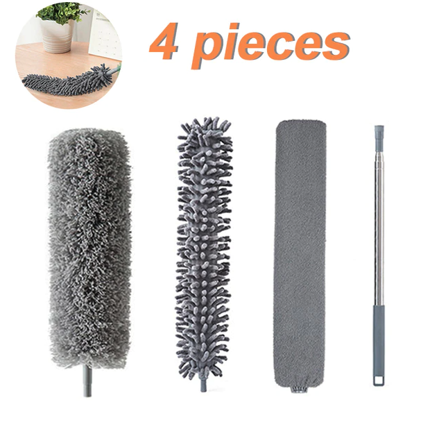 Brosse anti-poussière téléscopique 3 en 1
