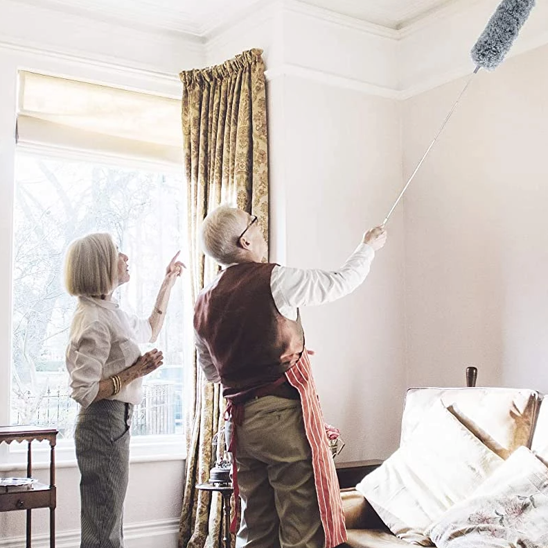 Brosse anti-poussière téléscopique 3 en 1