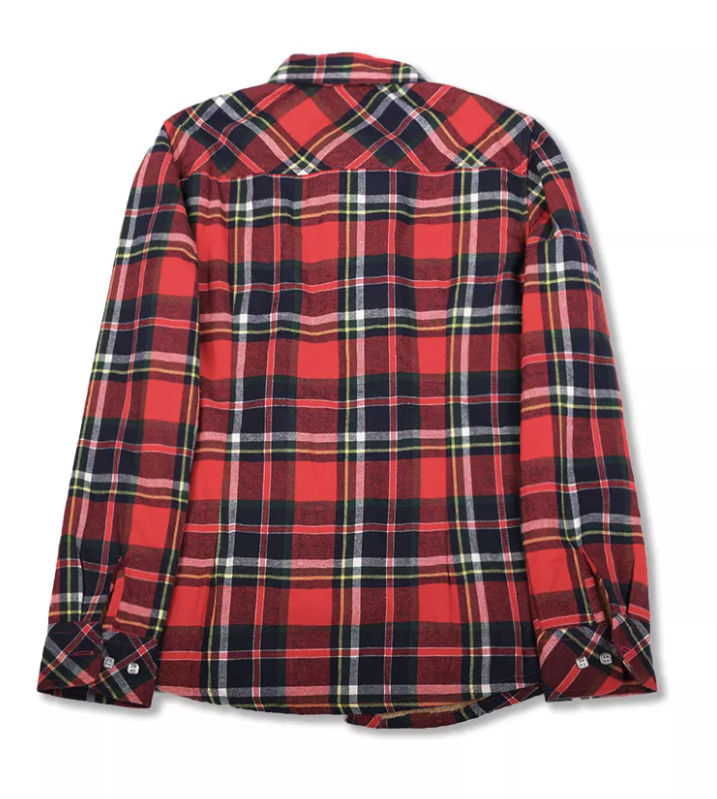 Chemise intérieur polaire à carreaux