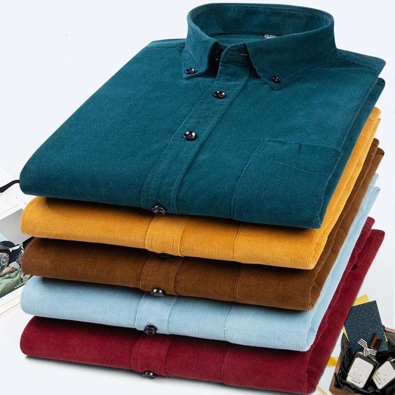 Chemise en velours côtelé - Homme - DealValley